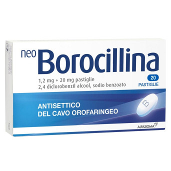 Neoborocillina antiseptique de la cavité oropharyngée 20 comprimés