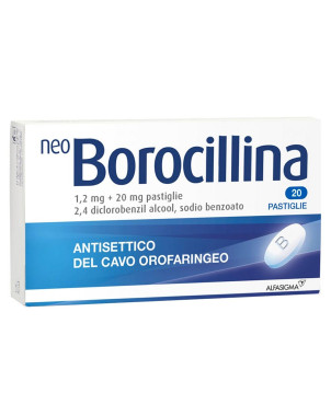 Neoborocillina antiseptique de la cavité oropharyngée 20 comprimés