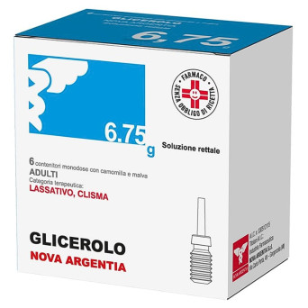 Glycérol Adultes 6,75 g 6 récipients unidoses Nova Argentia