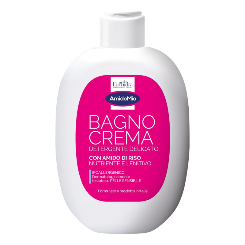 EuPhidra AmidoMio bagno crema Detergente delicato con amido di riso