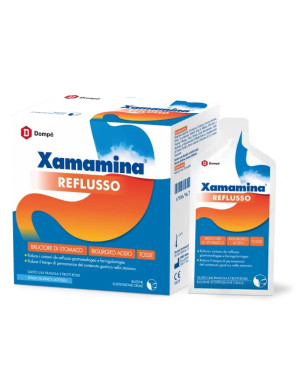 Xamamina Reflusso bustine Riduce i sintomi da reflusso gastroesofageo e faringolaringeo
