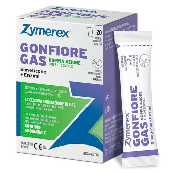 Zymerex Gonfiore Gas doppia azione 20 envelopes