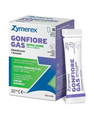 Zymerex Gonfiore Gas doppia azione 20 envelopes