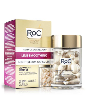 Sérum de nuit lissant RoC Retinol Correxion Ride 30 capsules