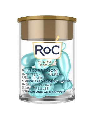 Roc Multi Correxion Hydrate + Plump Anti-Wrinkle Facial Serum 30 Capsules