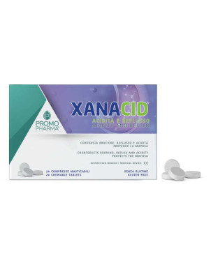 Xanacid Acidez y Reflujo 20 Comprimidos Masticables