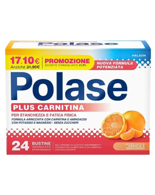 Polase Plus Carnitina bustine Integratore alimentare utile per stanchezza e fatica fisica