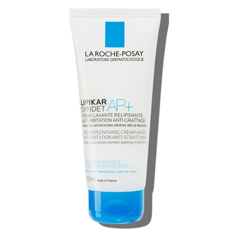 La Roche Posay Lipikar Syndet AP+ Crema Detergente aiuta a ridurre la secchezza.
