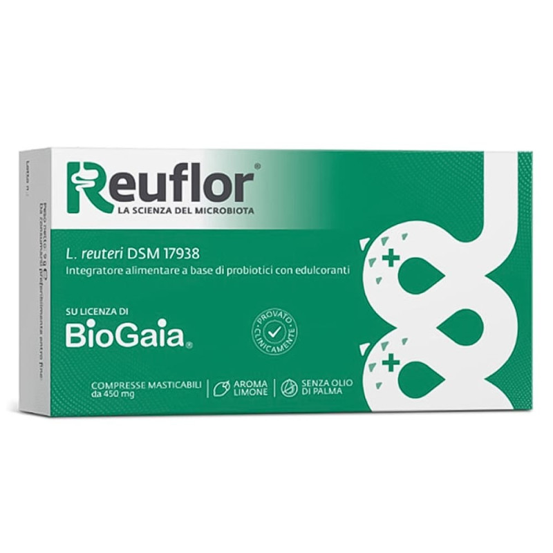 Reuflor 20 comprimidos masticables