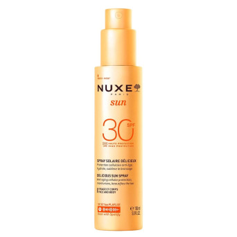 Nuxe Sun Protegge efficacemente viso e corpo dai raggi solari esaltando nello stesso tempo l'abbronzatura.