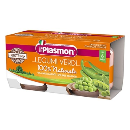Plasmon
Omogeneizzato
legumi verdi
100% naturale
6 mesi+
Confezione 2 vasetti da80 g