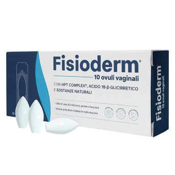 Fisioderm ovuli vaginali utile in caso di irritazione, prurito e bruciore