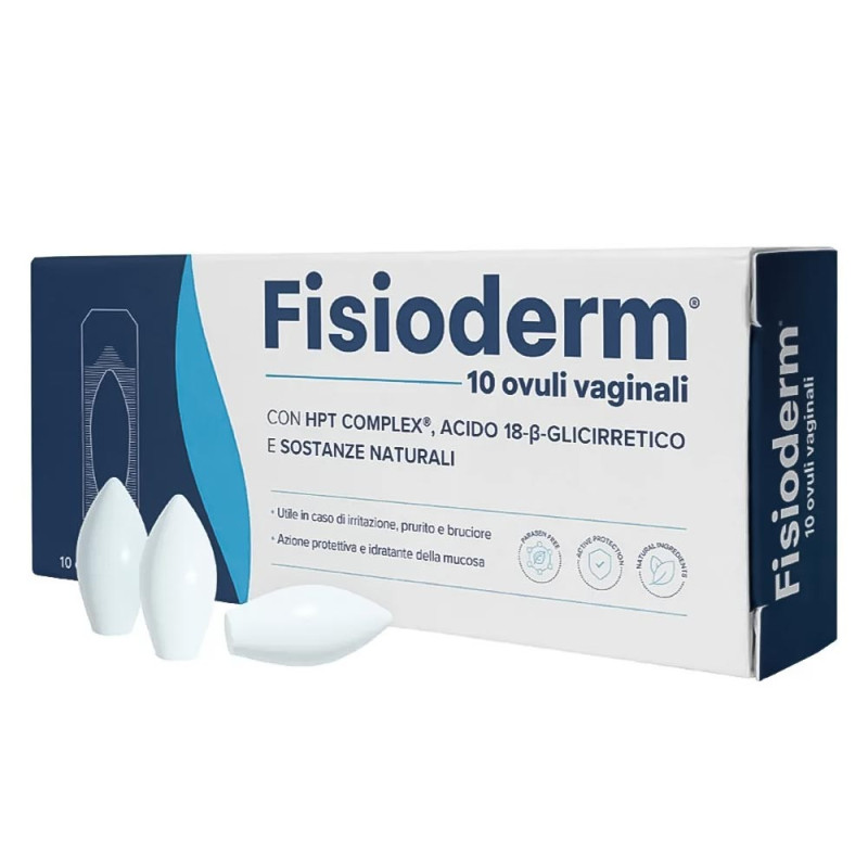 Fisioderm ovuli vaginali utile in caso di irritazione, prurito e bruciore