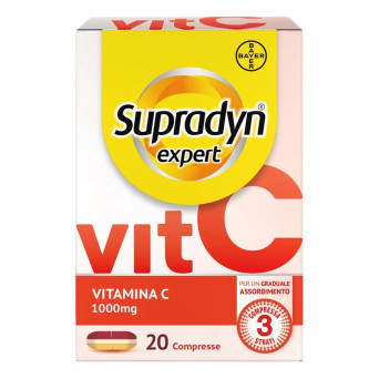 Supradyn expert vit C compresse Integratore alimentare di Vitamina C 1000 mg a triplo rilascio