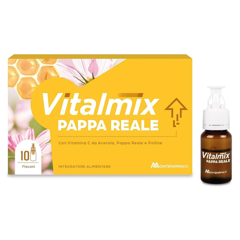 Vitalmix pappa reale flaconcini Contribuisce al normale metabolismo energetico
