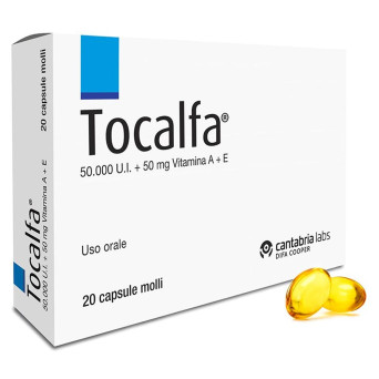 Tocalfa capsule molli Medicinale utile negli stati di carenza di Vitamina A e Vitamina E