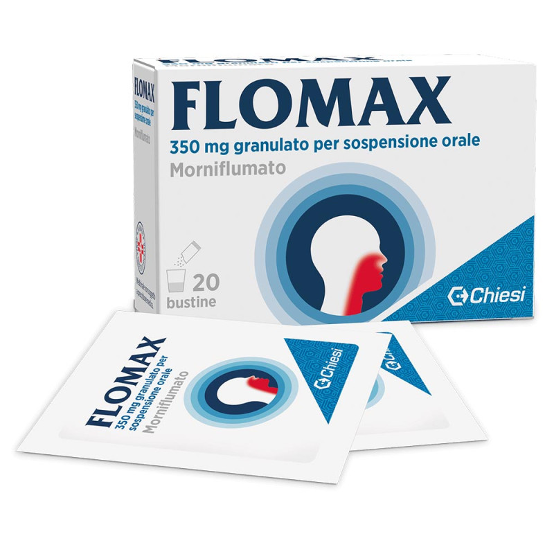Flomax 350 mg sospensione orale granulato bustine Antinfiammatorio indicato per il mal di gola