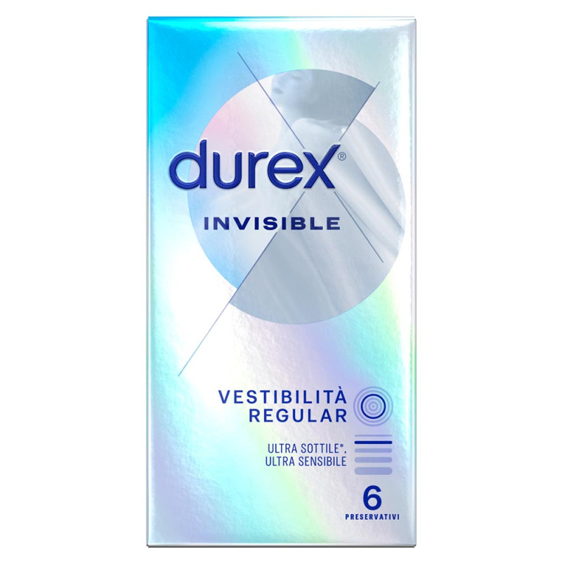 Durex Invisible Profilattici extra sottili studiati per massimizzare la sensibilità