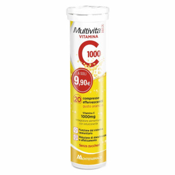 Multivitamix Vitamine C 1000 g 20 comprimés effervescents