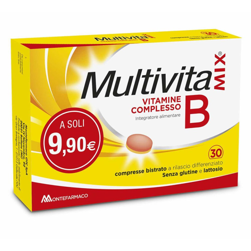 Multivitamix Vitamin B complex 30 double-layer tablets