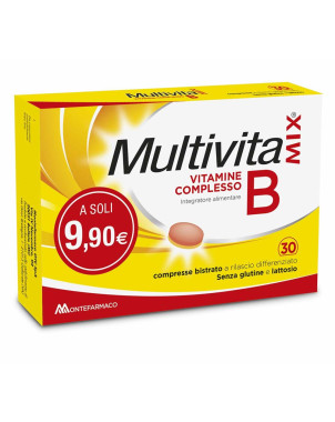 Complexe de vitamines B Multivitamix, 30 comprimés double couche