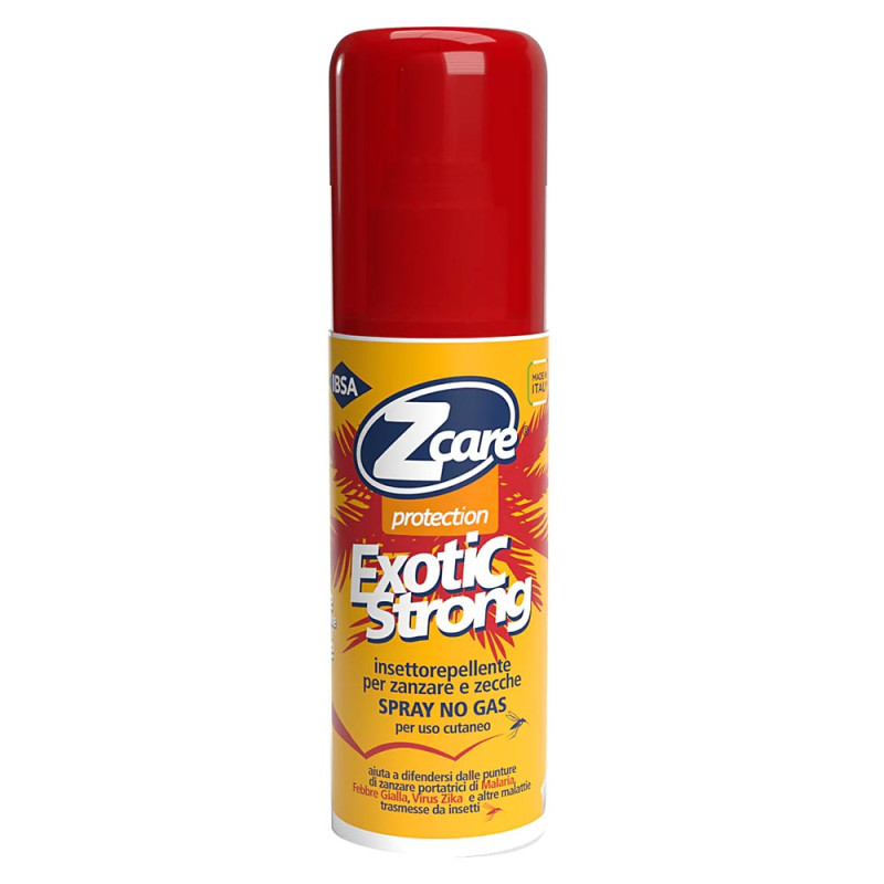 Zcare Protection Exotic Strong spray Insettorepellente aiuta a difendersi dalle punture di zanzare e zecche