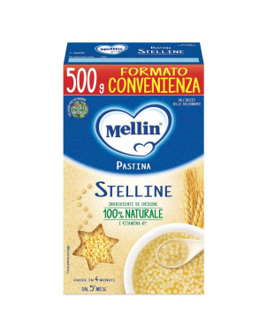 Mellin Pastina stelline 5 meses + 500 g
