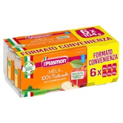 Plasmon
Omogeneizzato
Mela
100% naturale
4 mesi+
Confezione 6 vasetti da 104 g