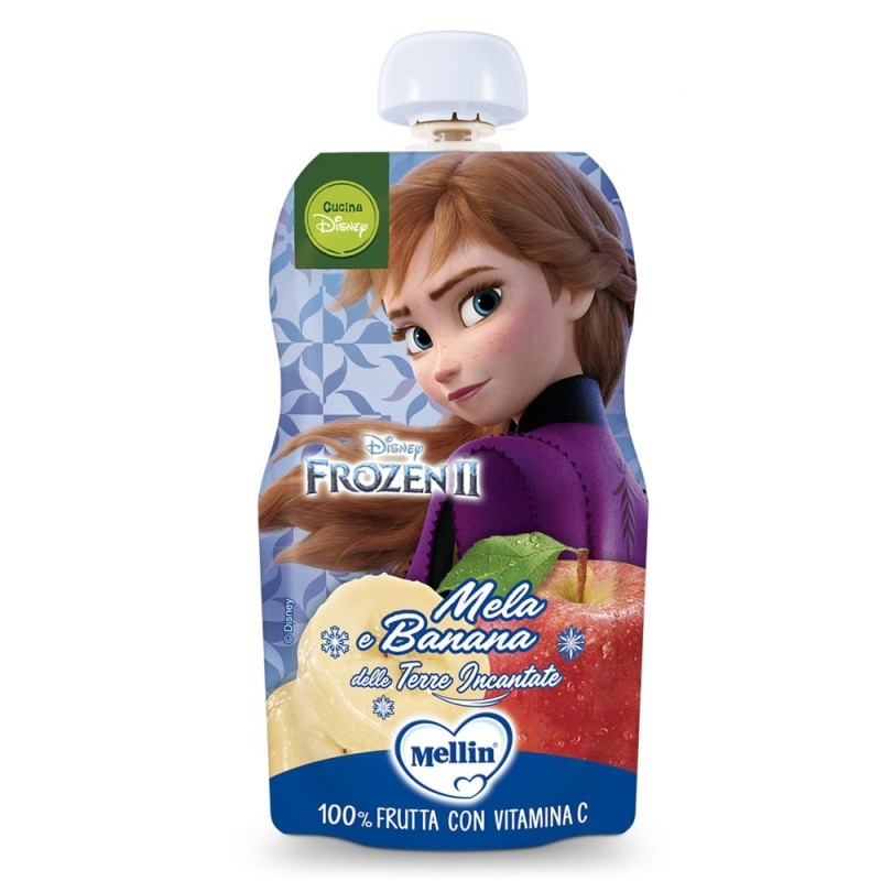 Mellin
Pouch
Disney Frozen
Mela Banana
Confezione da 110 g