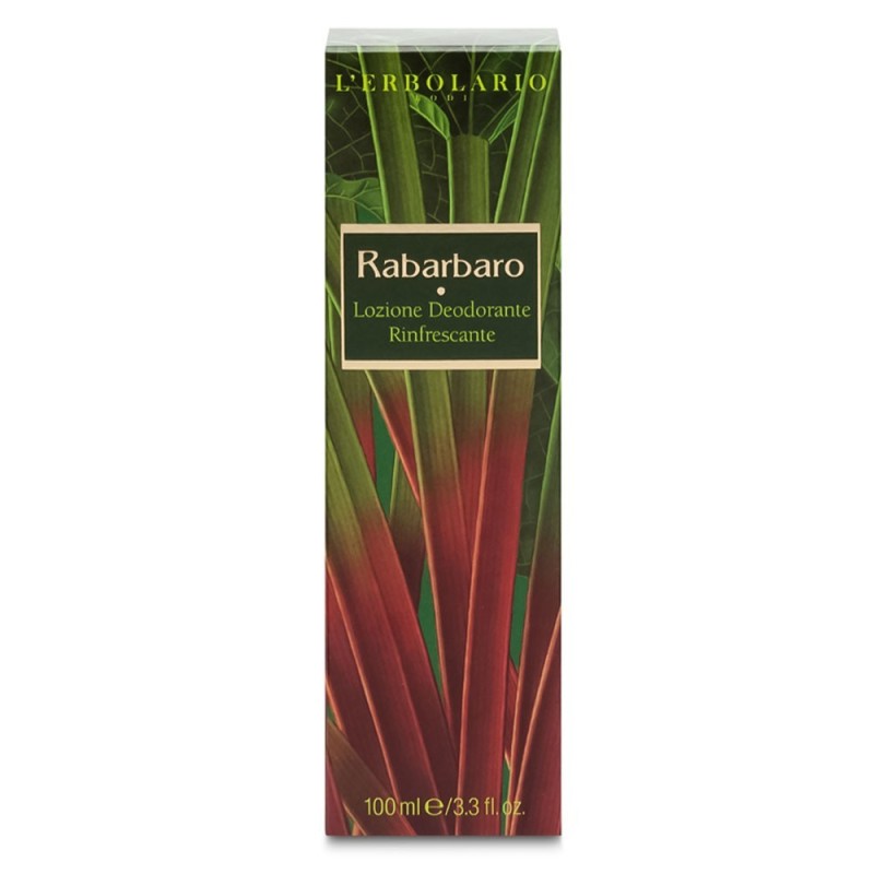 L'Erbolario
Rabarbaro
lozione deodorante rinfrescante
Flacone spray da 100 ml