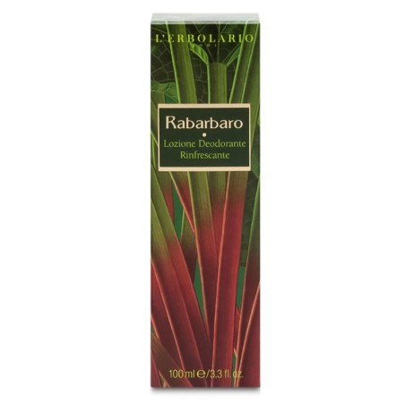 L'Erbolario
Rabarbaro
lozione deodorante rinfrescante
Flacone spray da 100 ml