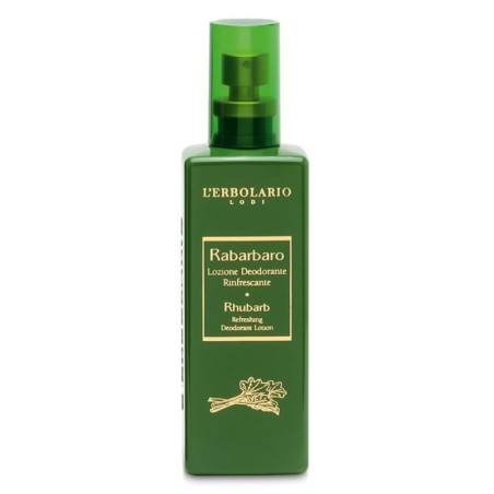 L'Erbolario
Rabarbaro
lozione deodorante rinfrescante
Flacone spray da 100 ml