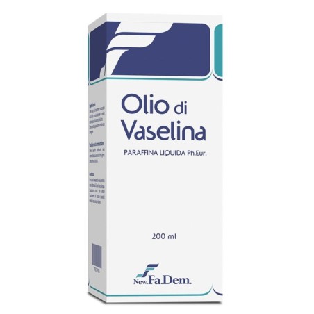 Olio di vaselina
paraffina liquida
Flacone da 200 ml
