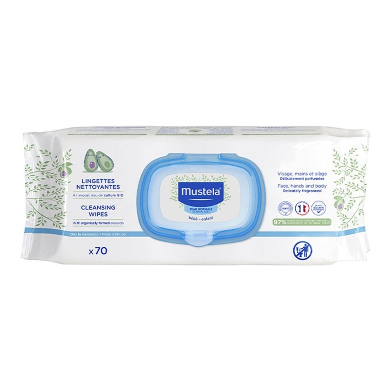 Mustela
salviette detergenti
profumate